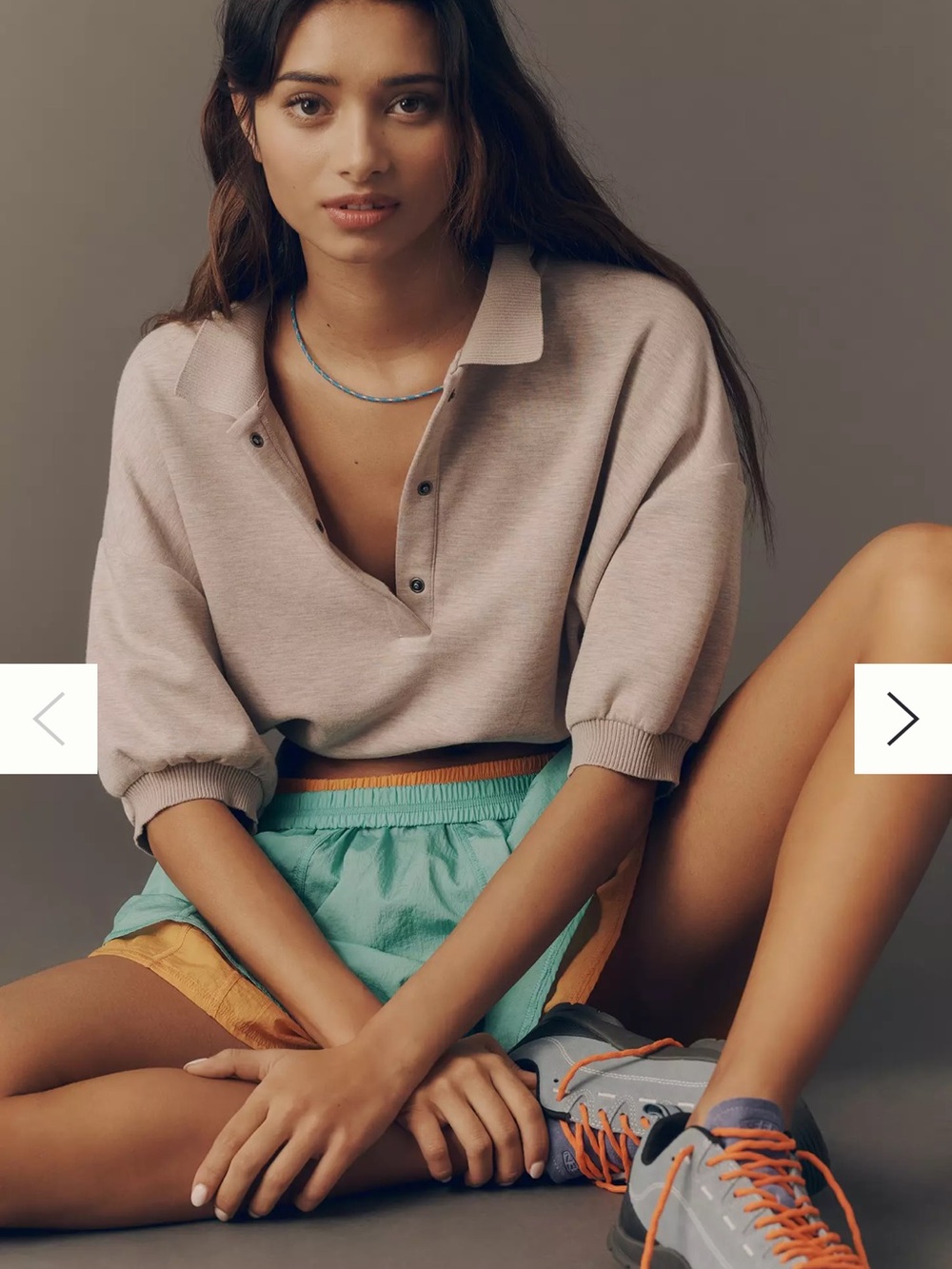 Anthropologie DAILY PRACTICE* bunker polo shirt in color WILLOW